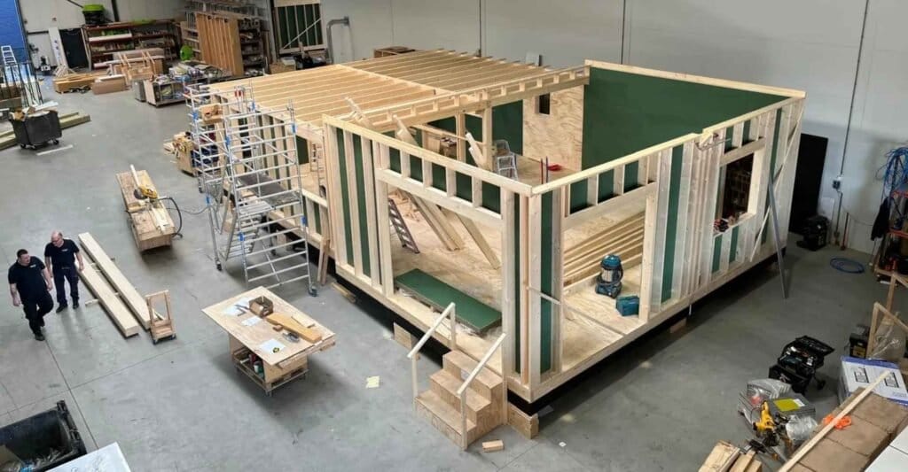 Hoe lang duurt het bouwen van een prefab woning - bouw in bouwhal