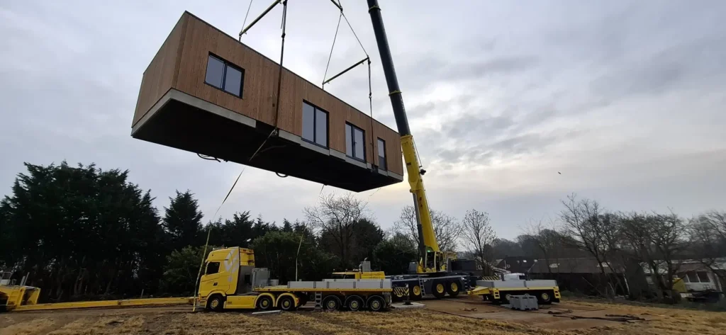 transport en plaatsing - bouwtijd prefab woning